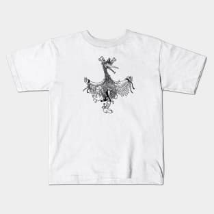 Cosmic Shaman Bird Kids T-Shirt